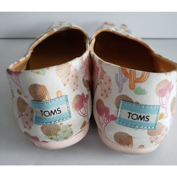 Toms Womans Size 9.5 Alpargata Natural Desert Oasis Print CloudBound Sole Canvas - Picture 2 of 8
